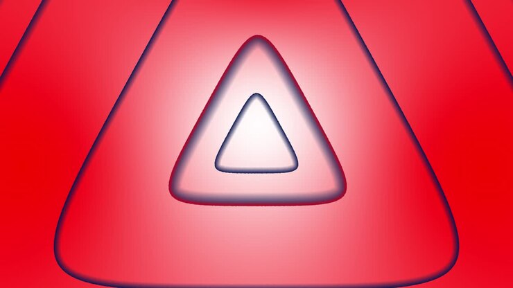 Red and white colorful tunnel backdrop background