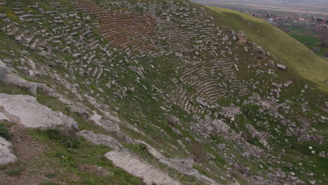 Pan-of-ancient-ruins-of-the-North-Theater-in-Laodicea