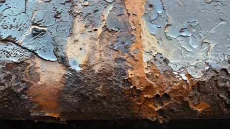 closeup of rusty metal surface