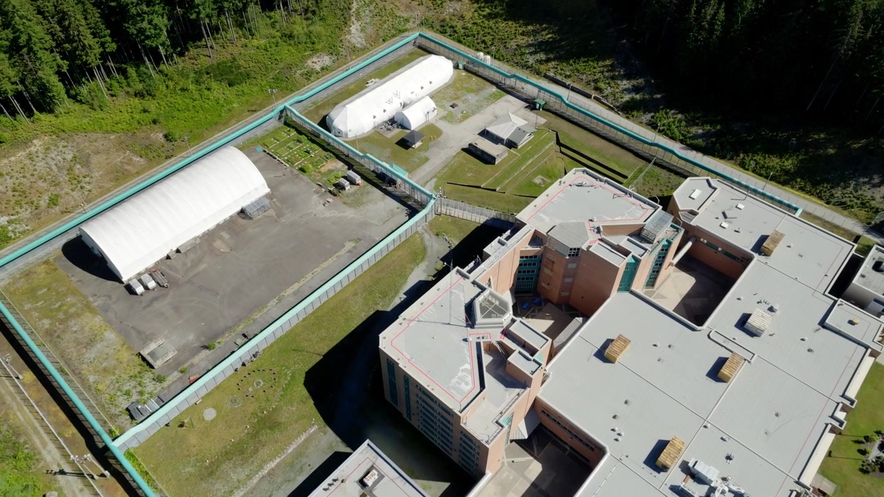 Fraser Regional Correctional Centre - Correctional Facility In Maple Ridge, Canada. - aerial shot