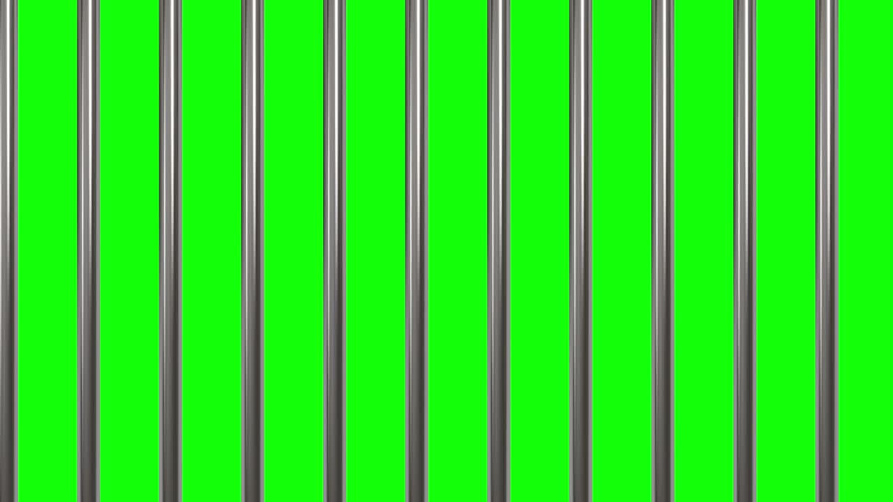 barras de prisión movimiento de fondo vídeo de animación