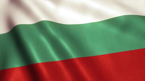 bulgaria flag video loop - 4k