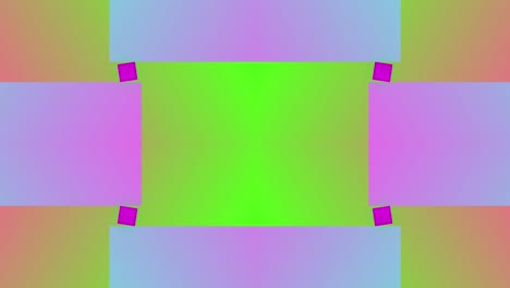 Block linear rectangle square shape seamless animation motion background geometric mirror overlay colour pink green pastel