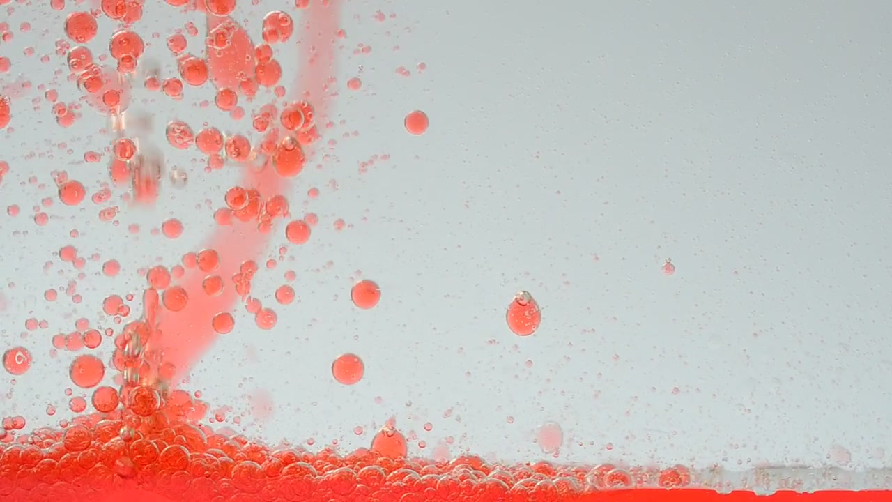 Background from bubbles. Motion of bubbles.