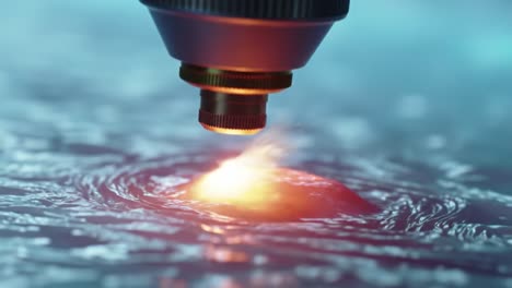 discover the fascinating application of laser technology as vibrant patterns emerge on the surface of water. this captivating display showcases the interplay of light and fluid dynamics.