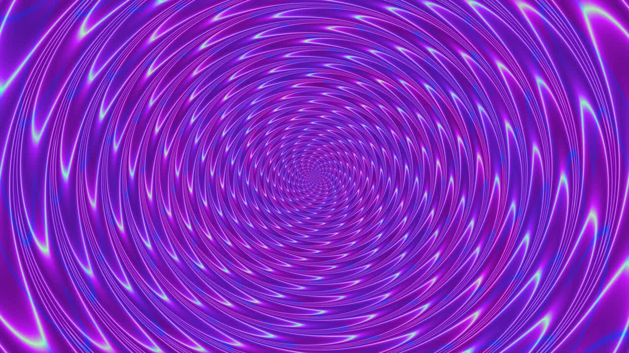 Video con motivo psichedelico in loop continuo