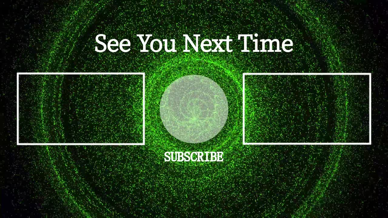 멋진 엔딩 카드 엔딩 스크린 모션 그래픽