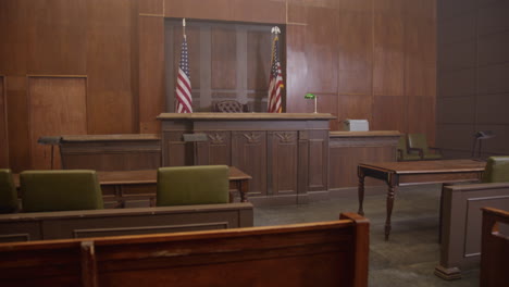 empty court room scene law and justice imagery