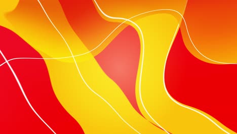 curvy stripes shapes moving to form dreamy red orange gradients commercial advertisement promo happy