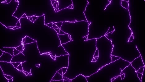 arcos eléctricos neón relámpago retro futuro vr voltaje brillo vector tron bucle 4k