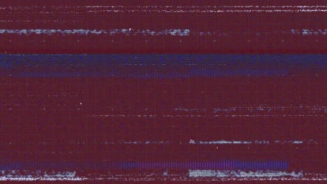 animation of interference on red background