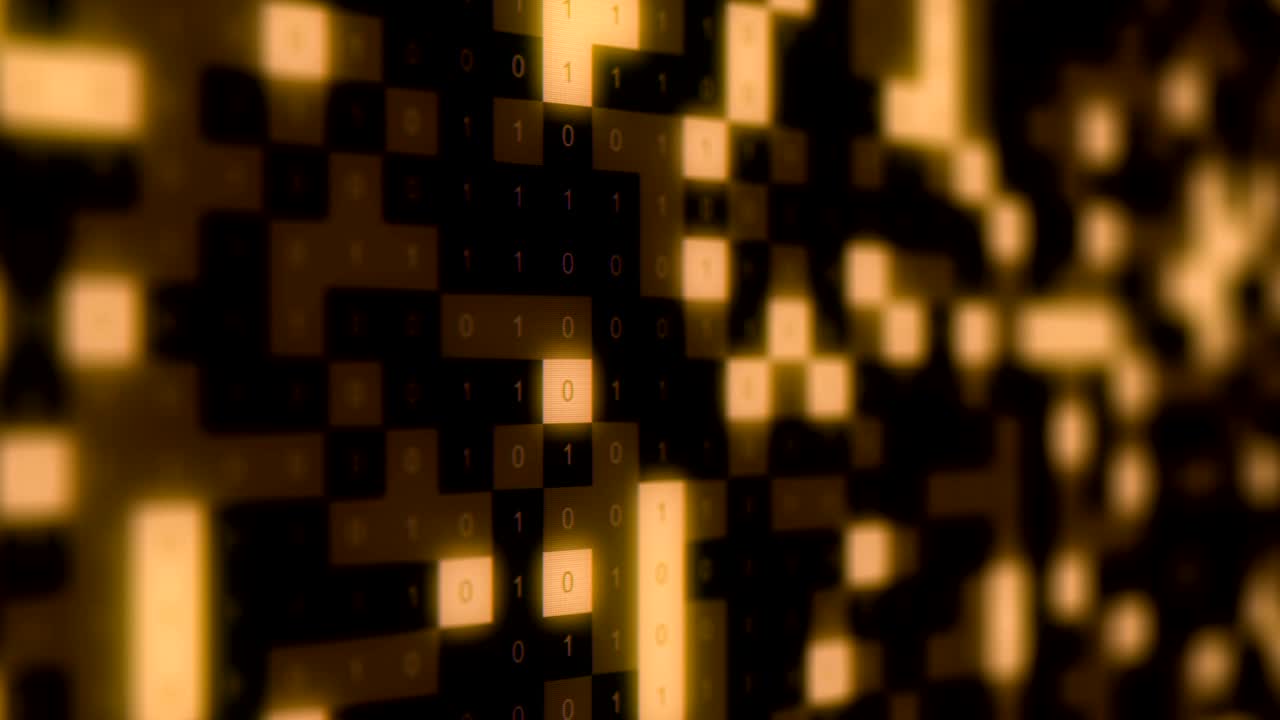 cuadrícula binaria digital abstracta.