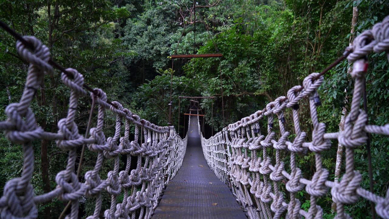 태국 치앙마이의 정글에서 하늘 산책