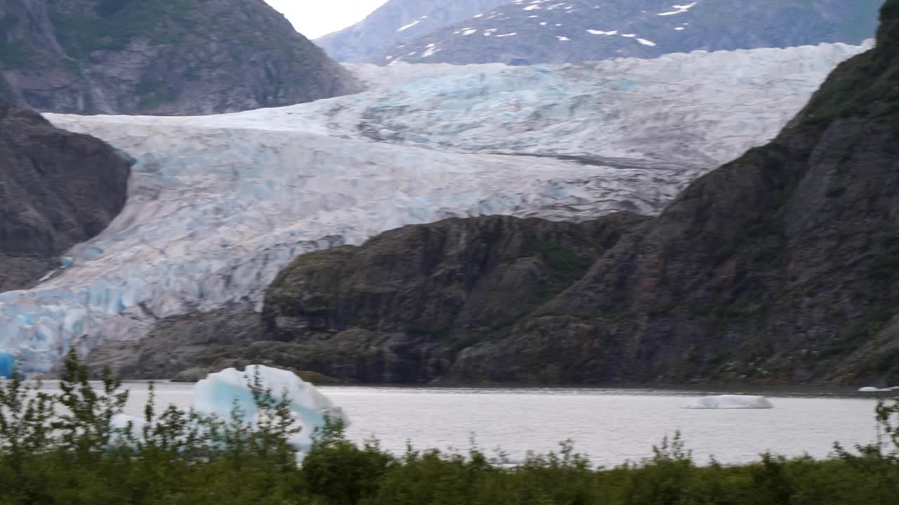 nugget falls & mendenhall glacier & lake, 슬로우 팬, 알래스카