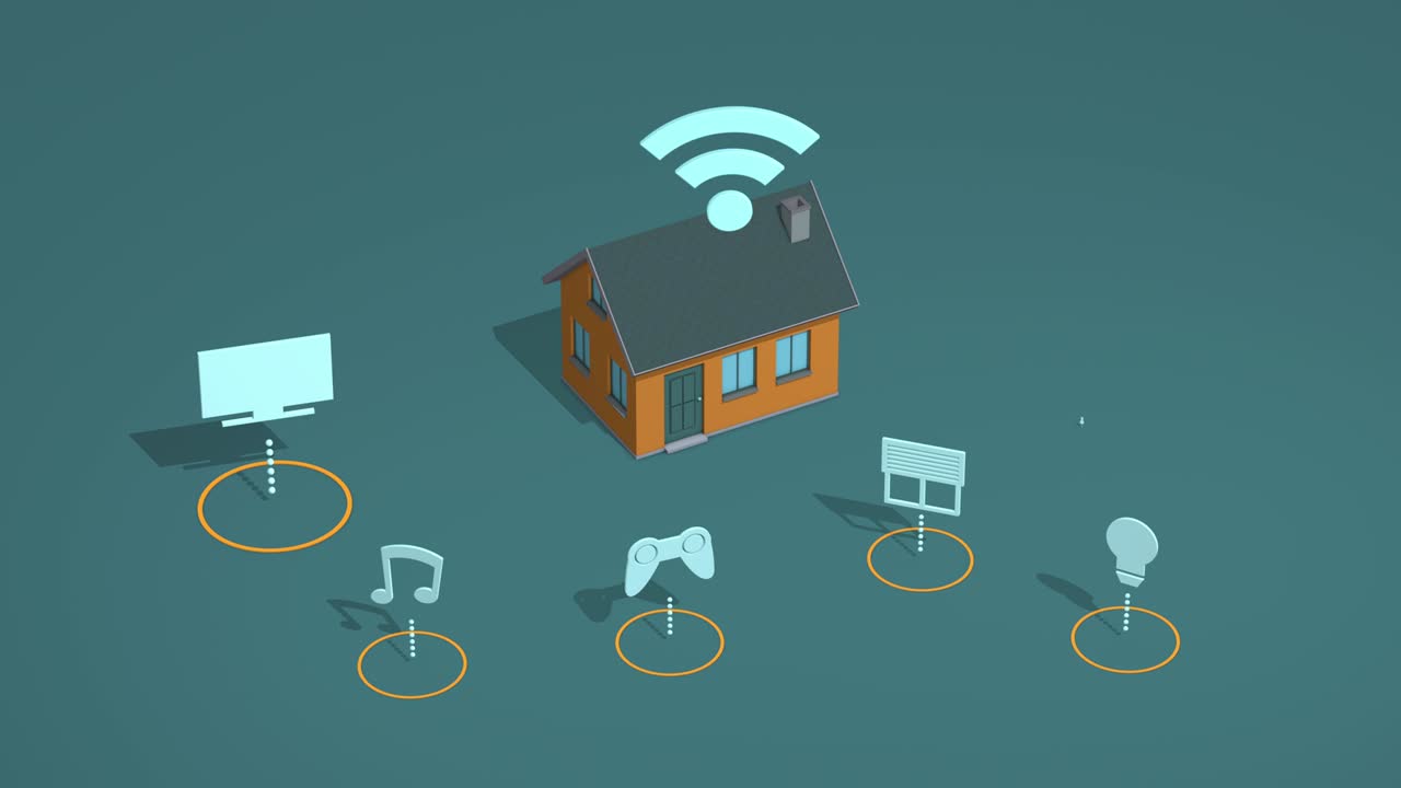 concepto de automatización del hogar