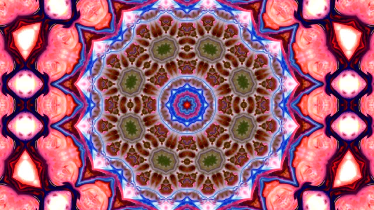 abstracto pincel tinta concepto liso patrón simétrico ornamental decorativo caleidoscopio movimiento círculo geométrico y formas de estrellas