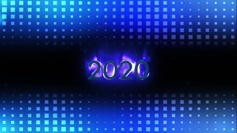 2020-graphic-and-glowing-lights-on-black-background