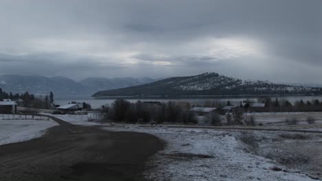 A-Beautiful-Winter-Landscape-In-The-Mountains-Painted-In-Subtle-Pastels