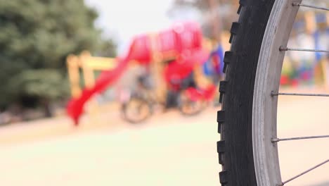 bicycle at the playground