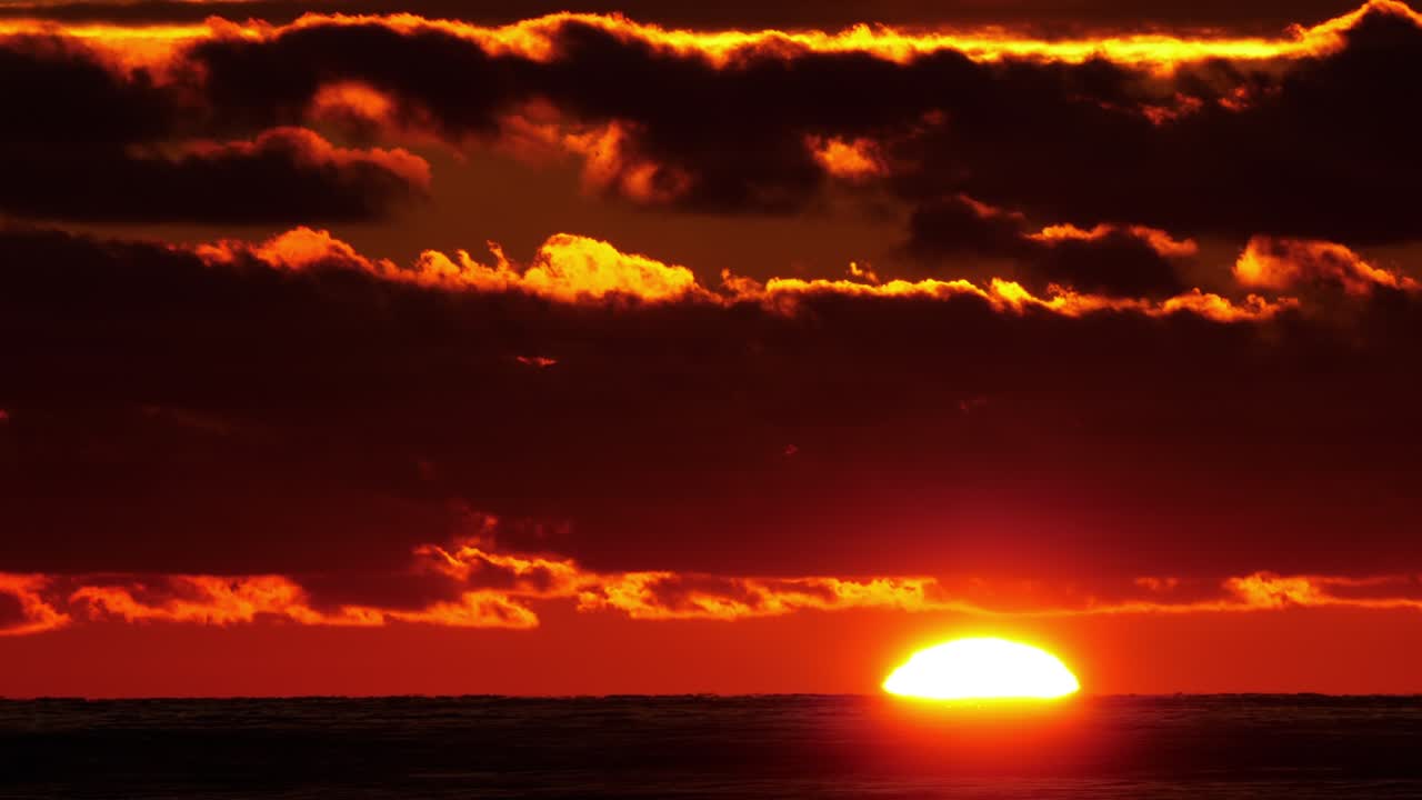 Malerische Ansicht des Sonnenuntergangs