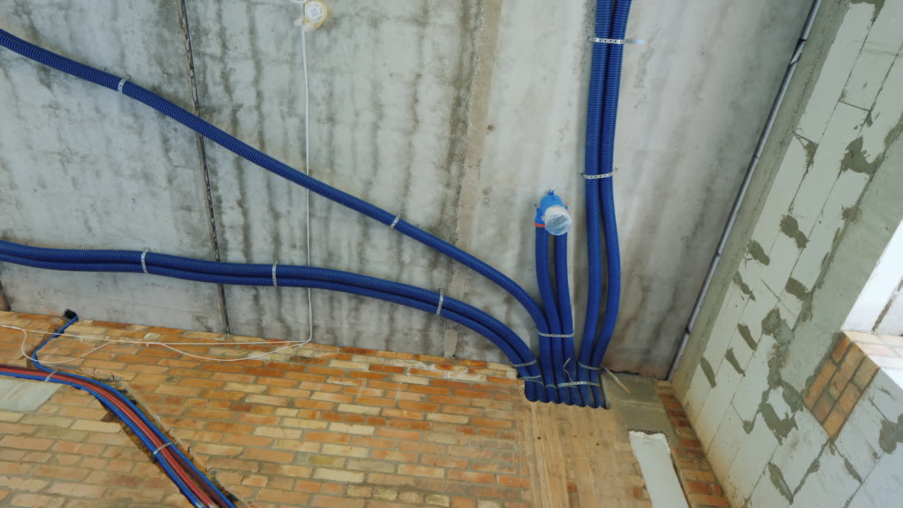 tubos de ventilación de escape en la casa