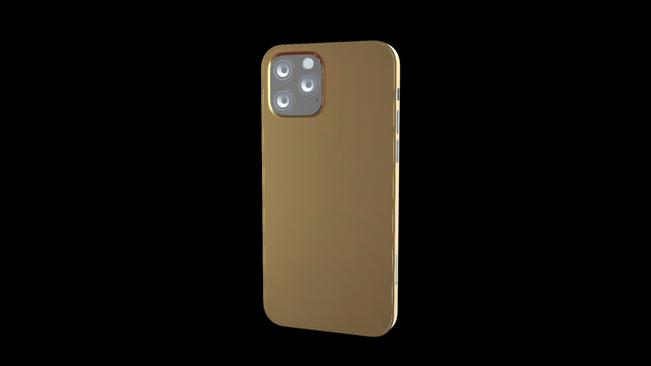 Smartphone With Green Screen, Alpha Channel