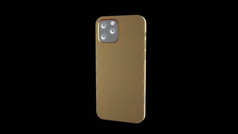 smartphone with green screen, alpha channel