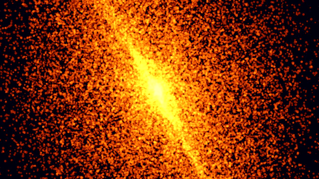 animación de fuego apocalíptico futurista