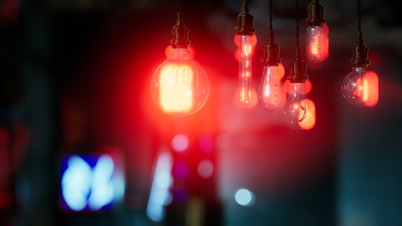 vieja bombilla incandescente retro vintage