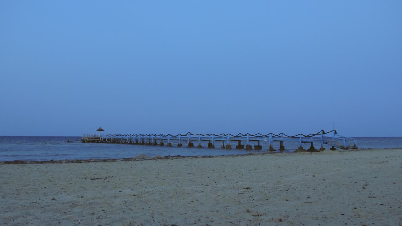 해변에서의 저녁