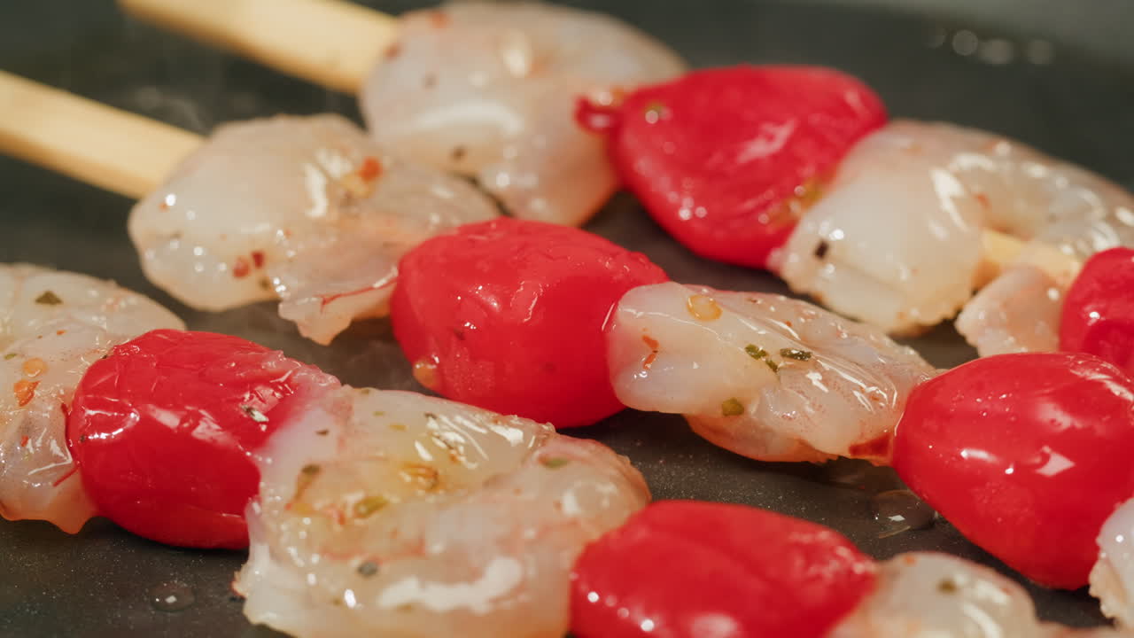 Shrimp and Tomato Skewers
