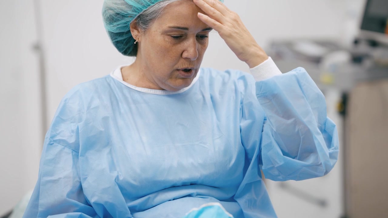 Paziente che si sveglia dopo una procedura medica in ospedale