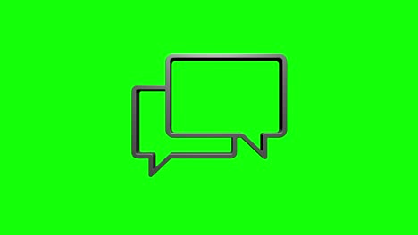 social media icon design. outline web icon. motion graphics.