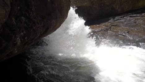 river's fresh, clear-water cascading over rocks