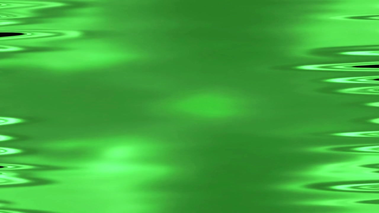 Transizione Astratta con Onde di Liquido Verde