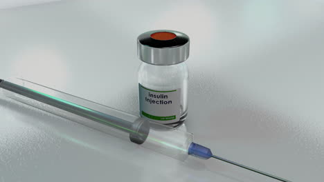 Disease-Illness-Healthcare,-Insulin-Diabetes-Injection-Chronic-With-Syringe-And-Doses-Vial