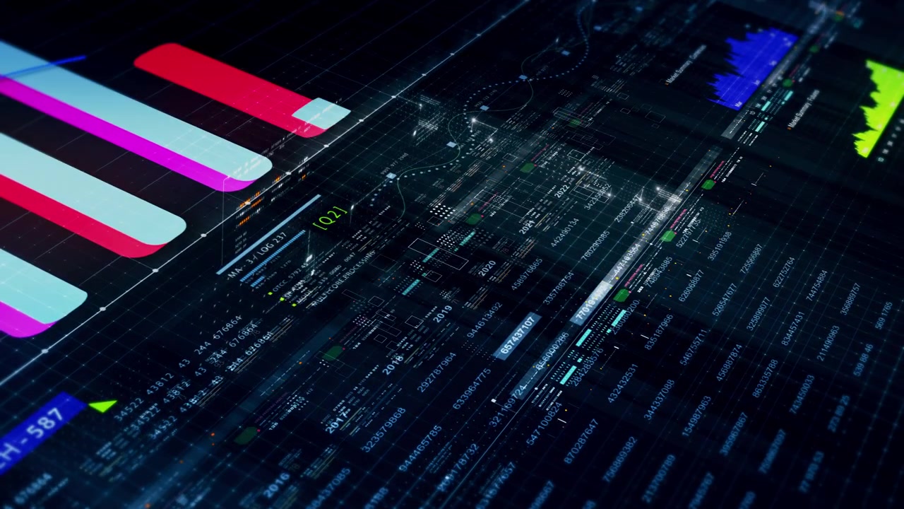 Dynamic data visuals for business info graphics, animated charts, and data-driven insights for a business meeting mock-up. Explore the world of trading, stock exchanges, and crypto
