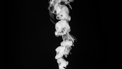 smoke element over black