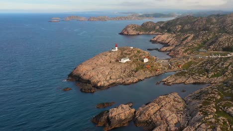 Coastal-lighthouse.-Lindesnes-Lighthouse-is-a-coastal-lighthouse-at-the-southernmost-tip-of-Norway.