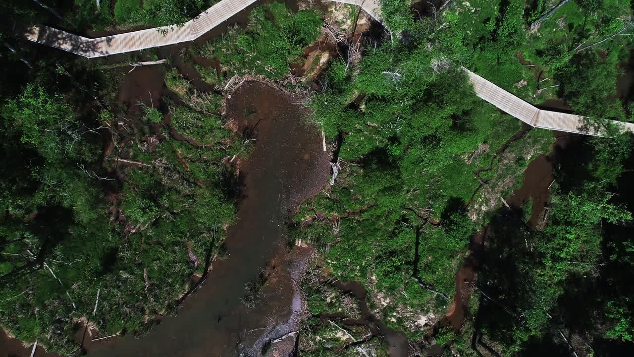 un avión no tripulado disparó directamente desde la reserva natural de conestee en greenville, sc.