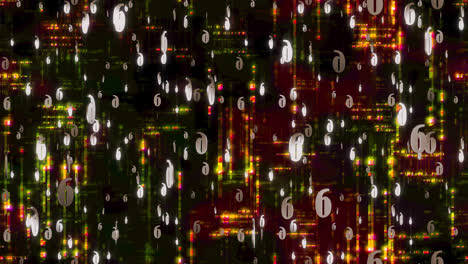 Number 6 Background Techno LOOP TILE