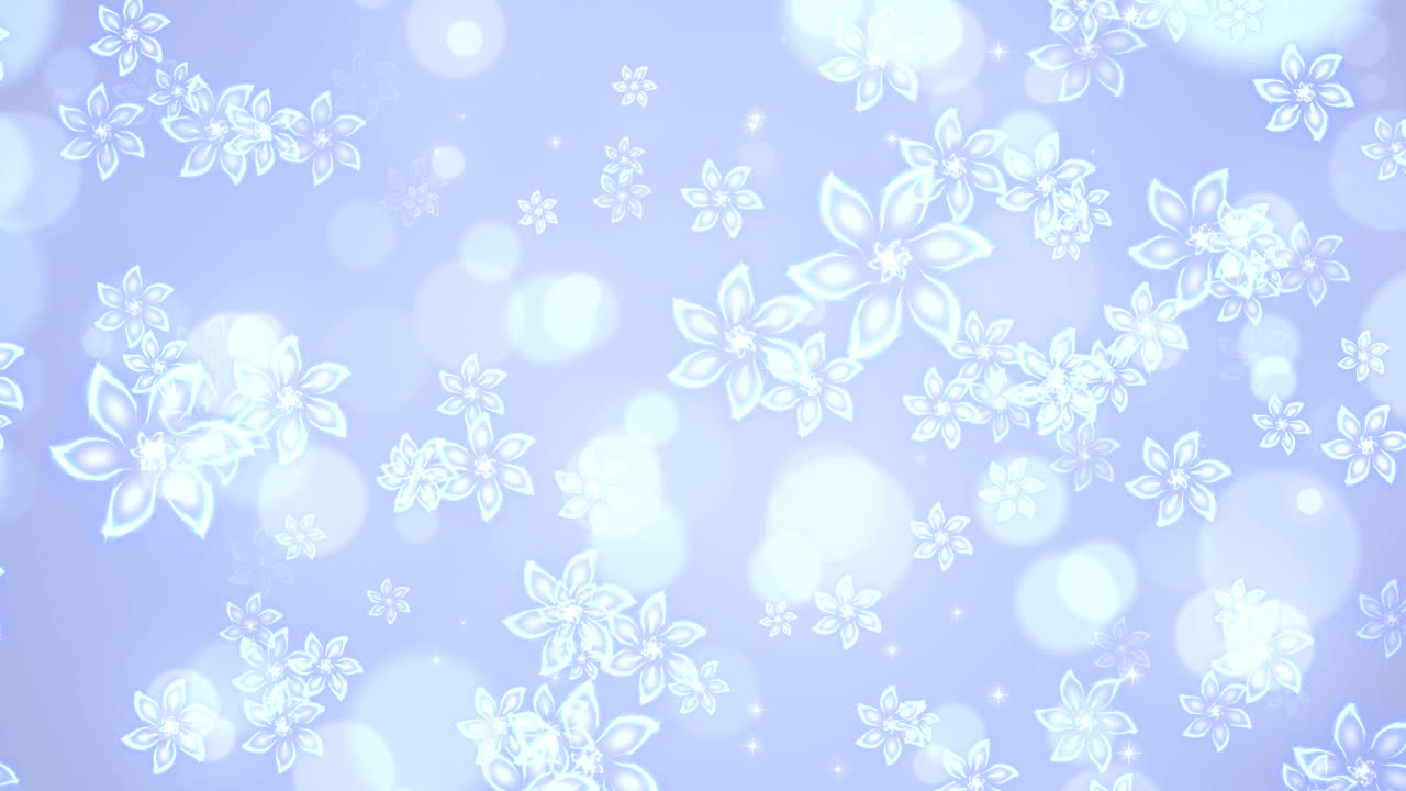 추상적인 꽃의 배경은 컴퓨터에 의해 생성된 원활한 루프입니다.