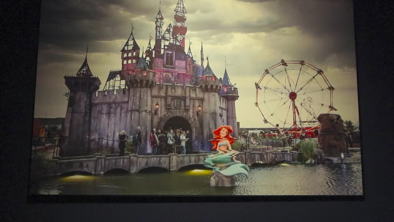 Dark and Creepy Disney Castle with Ariel