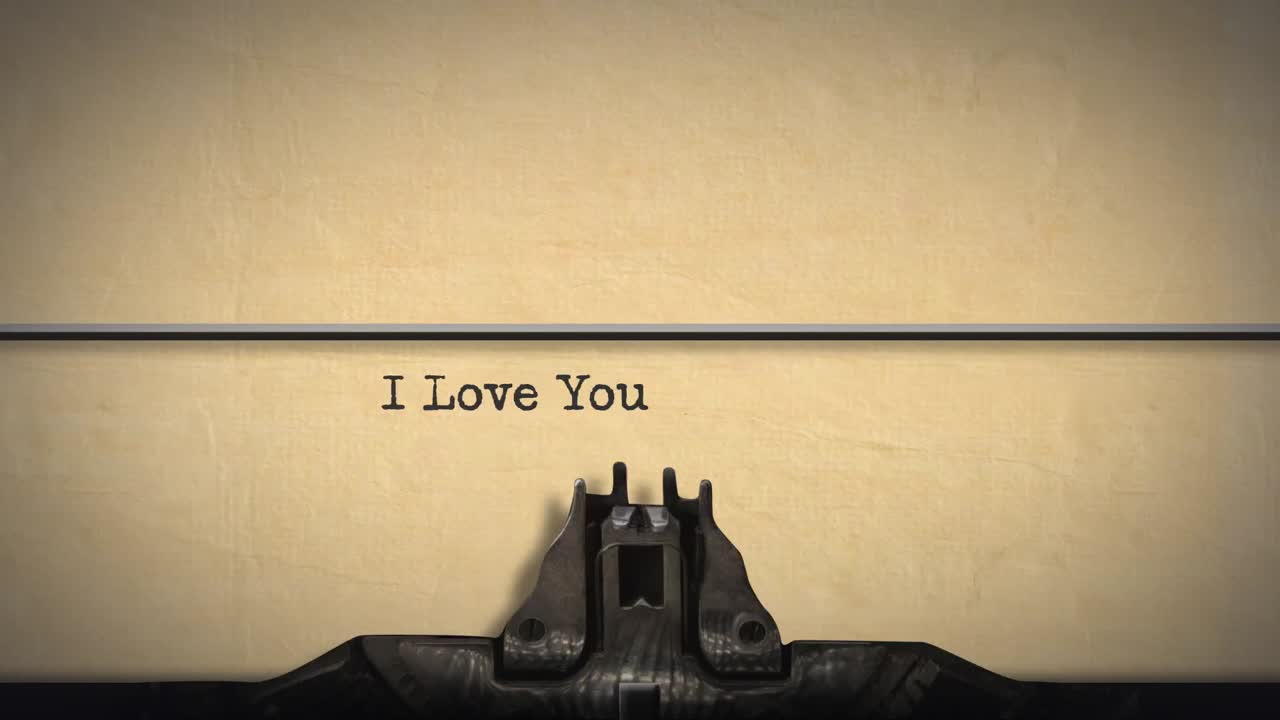 con una máquina de escribir