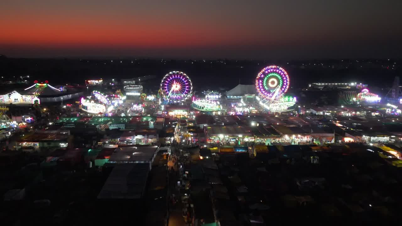 마을 축제 분위기 조감도