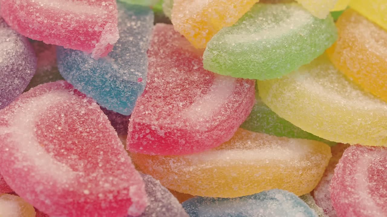 caramelos de jalea de colores