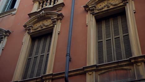 historic italian building facade with ornate windows