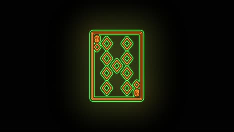 neon game card