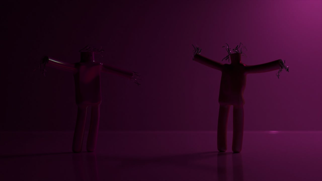 figuras abstractas bailando