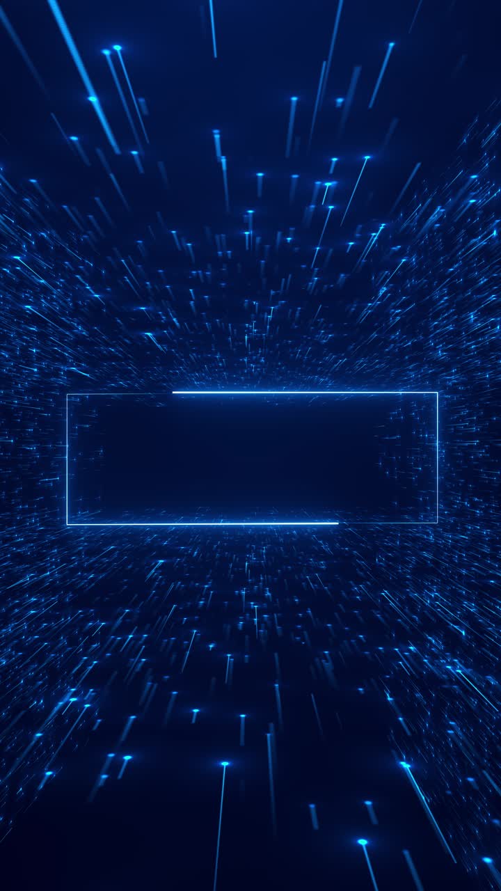 Hud blue futuristic elements virtual technology future frame background animation user interface hud